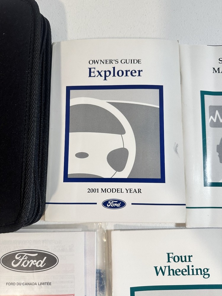 2001 Ford Explorer Owner's Manual Set