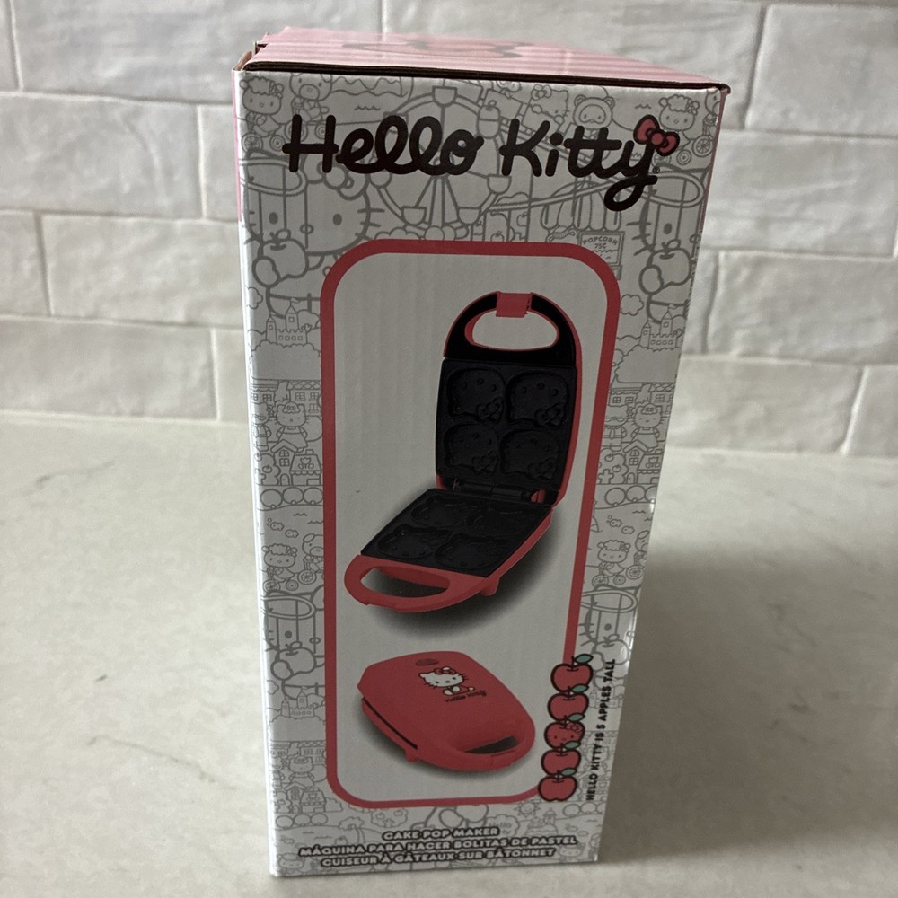 Hello Kitty Cake Pop Maker with Sticks Includes Cake Pop Sticks New In Box