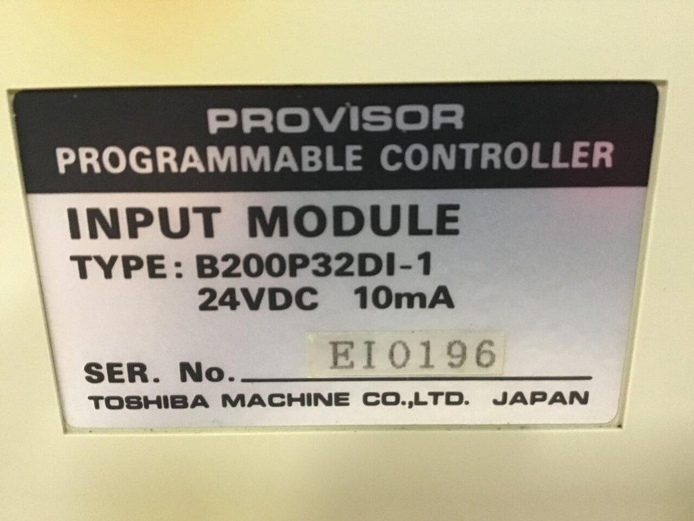 TOSHIBA Input Module B200P32DI-1 Used #145252