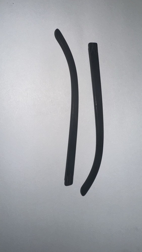 Black genuine buffalo horn replacement sticks