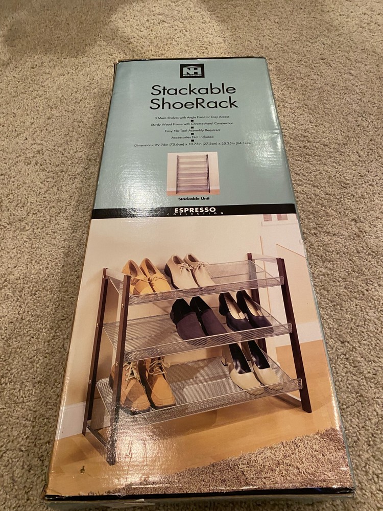 Neu Home - Stackable ShoeRack Espresso Collection