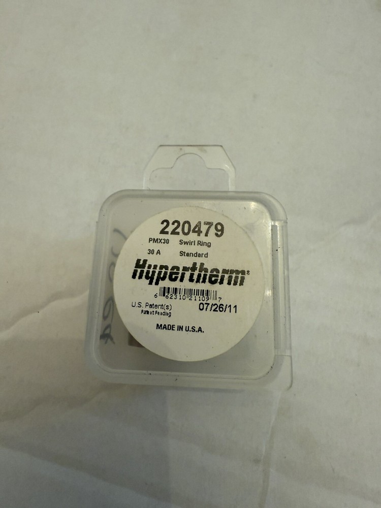 Hypertherm -Powermax 30 Swirl Ring 220479 -NEW- 1 per package