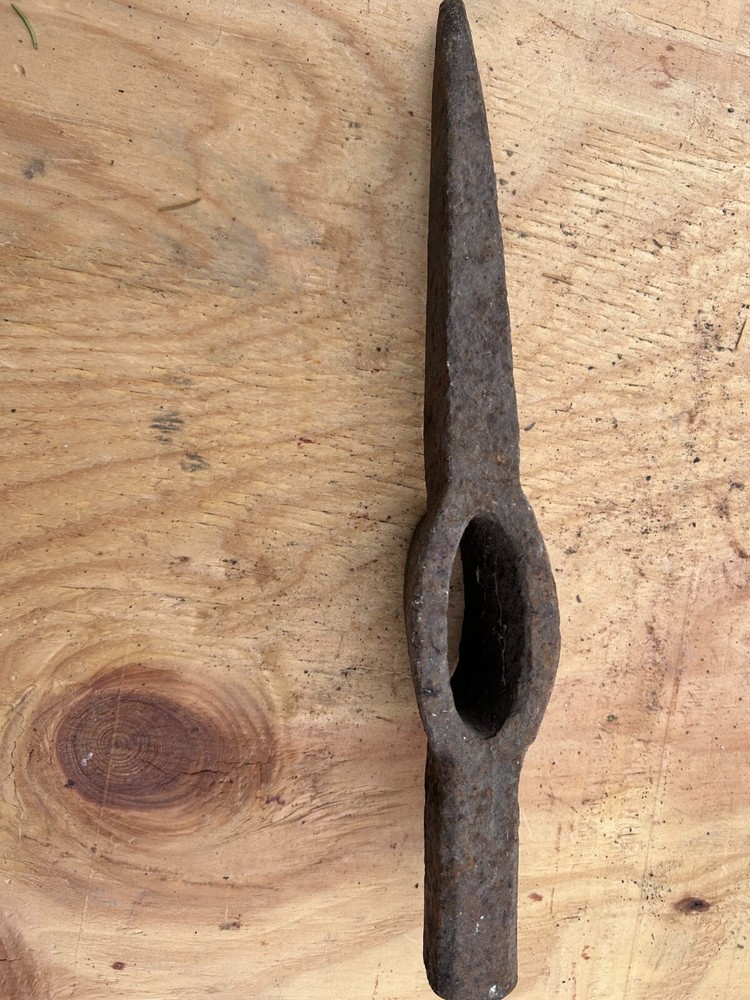 Long Pick Head Rusty Rustic no handle Original Vintage Primitive Farm Decor