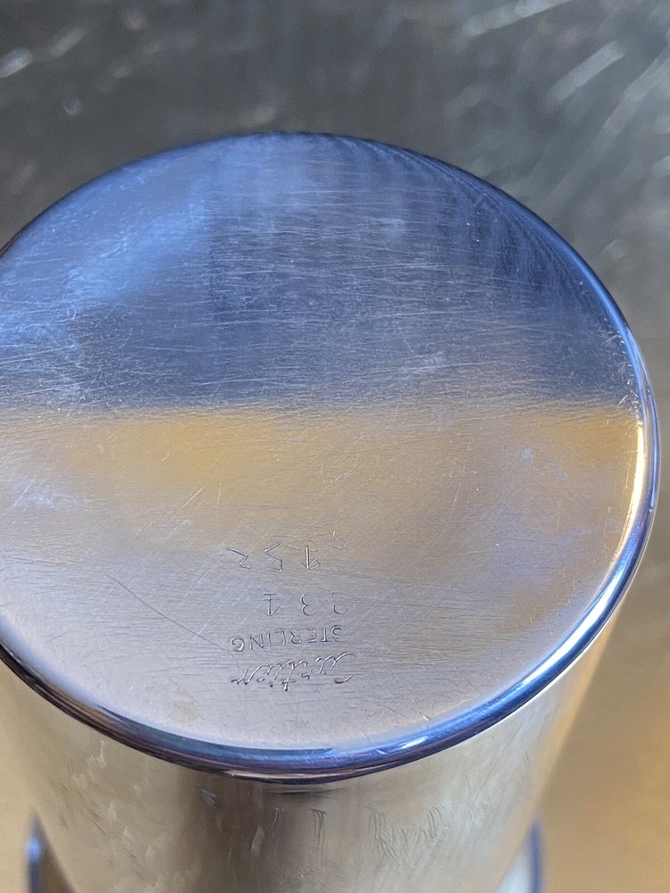 cartier sterling silver cup Julep Cup