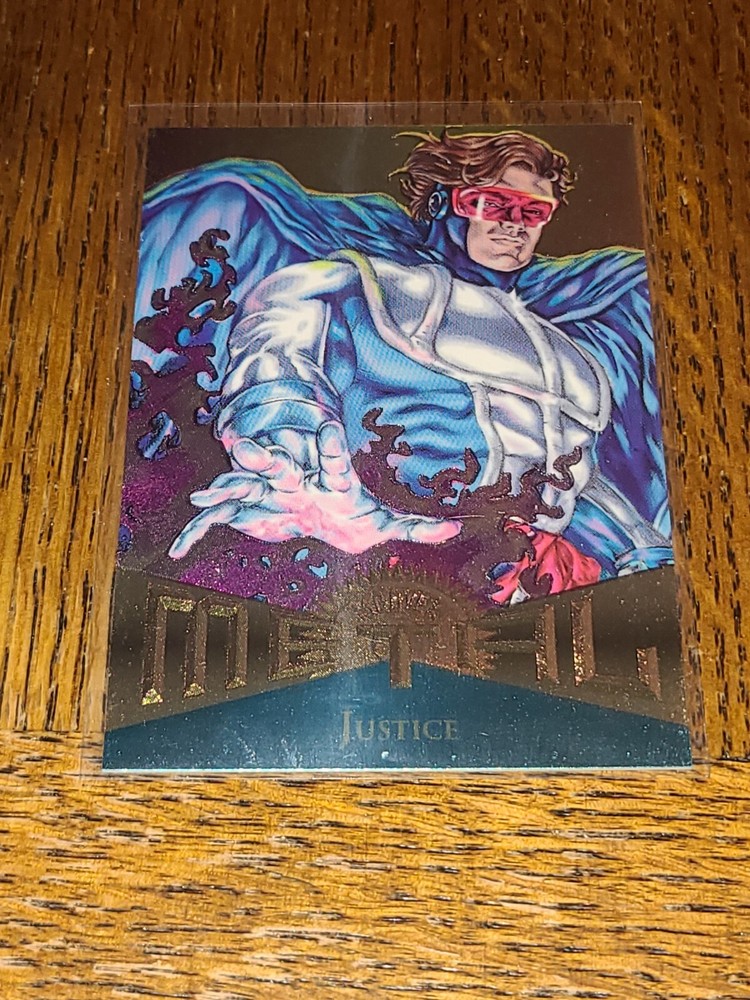 MARVEL COMICS JUSTICE 1995 FLEER METAL #64