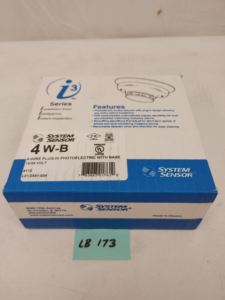 System Sensor 4W-B Smoke Detector 4-Wire