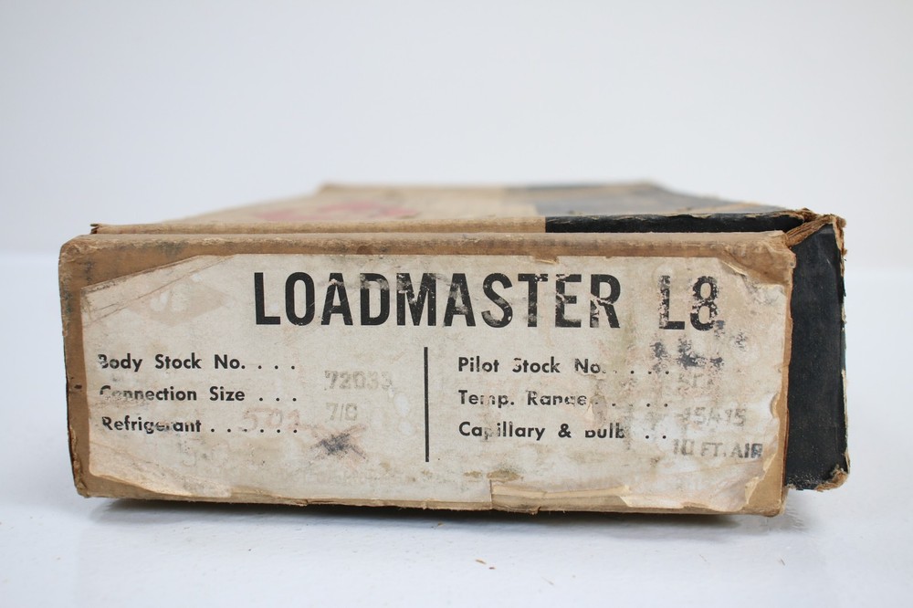 Jackes Evans JE Loadmaster L8 Refrigeration Valve Type 506