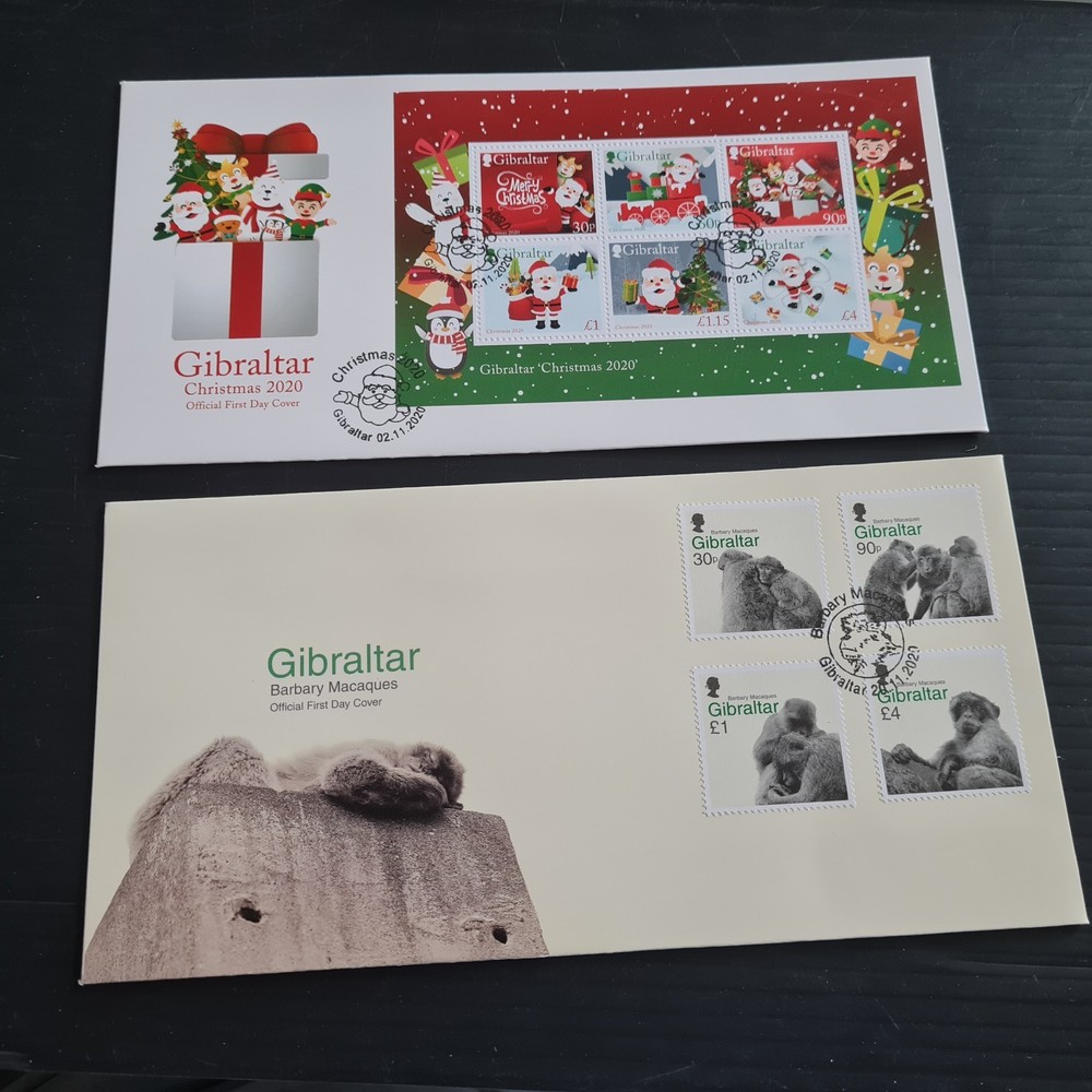 GIBRALTAR 2019 TO 2021 29 FIRST DAY COVERS