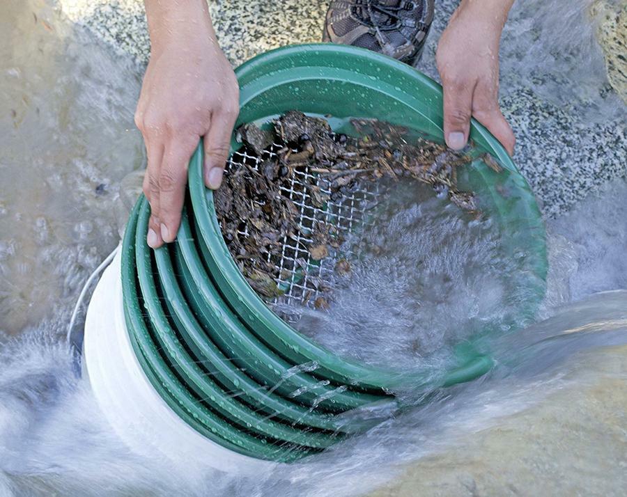 Sifting Pan Set 5 Piece | Classifier Screen Set in Box! Gold Mining Panner Kit