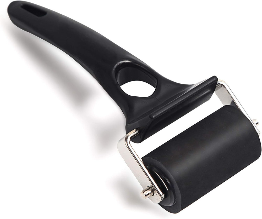 Rubber Roller Brayer for Crafting - Ink Roller Tool for Printmaking, Glue, Block