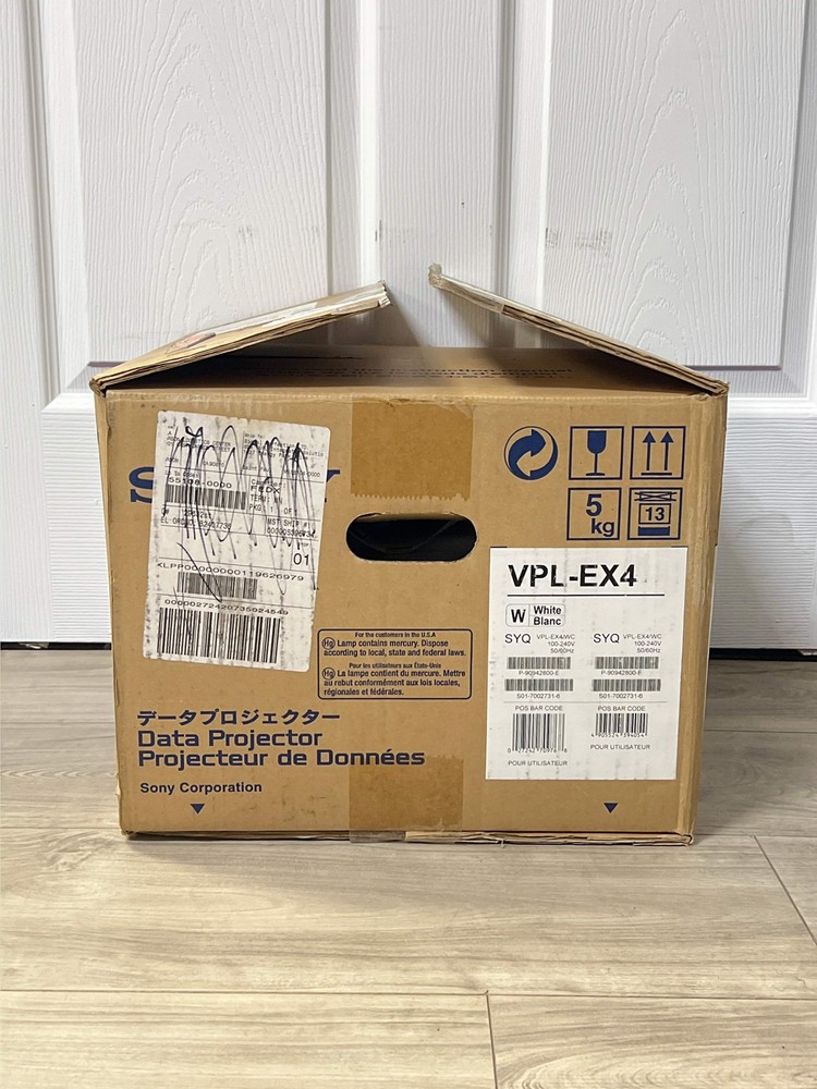 Sony Data Projector VPL EX4 - New In Box
