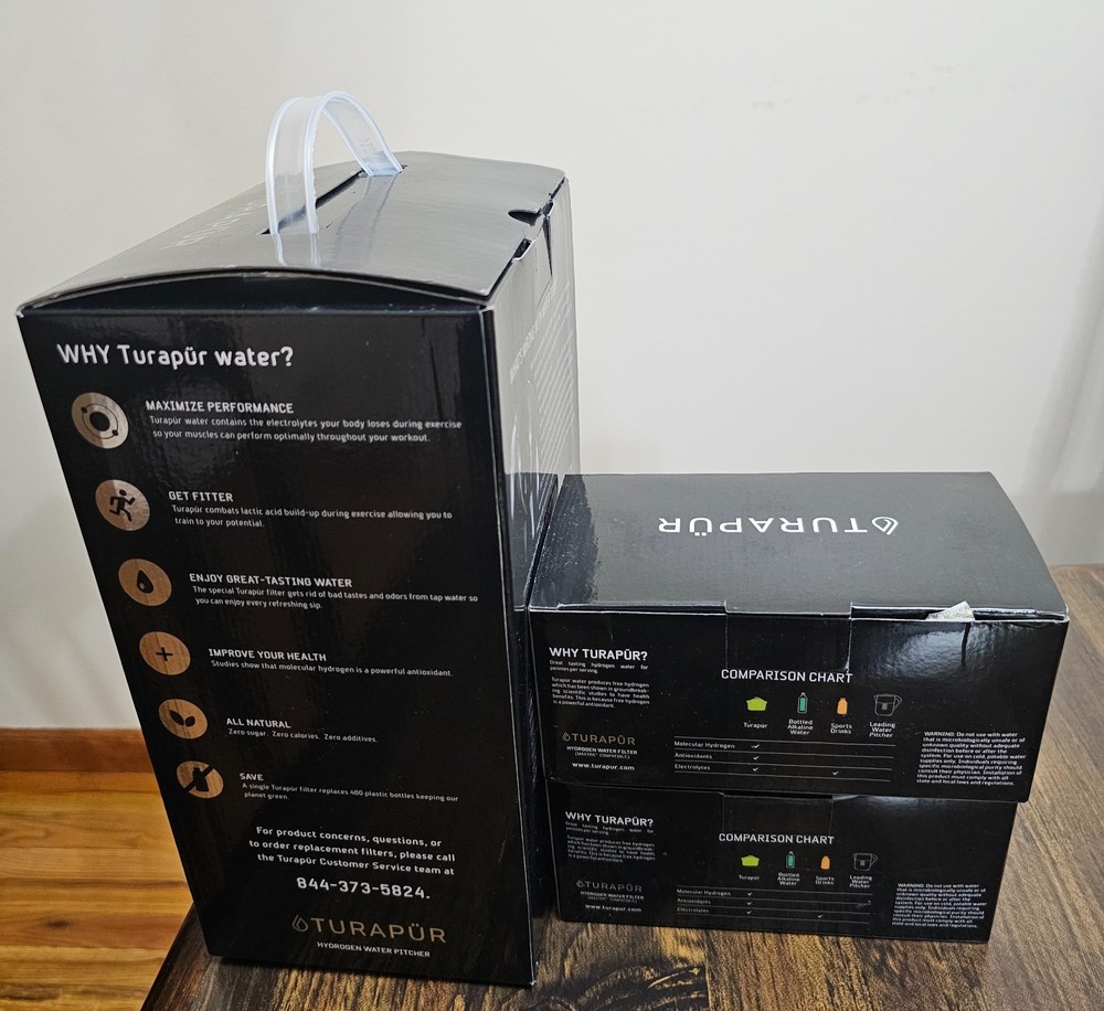 turapur hydrogen water filter 3 pack