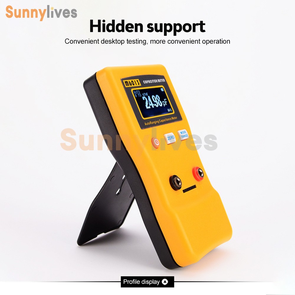 LCD High-precision Capacitor Meter Auto Range Handheld Capacitor Circuit Tester