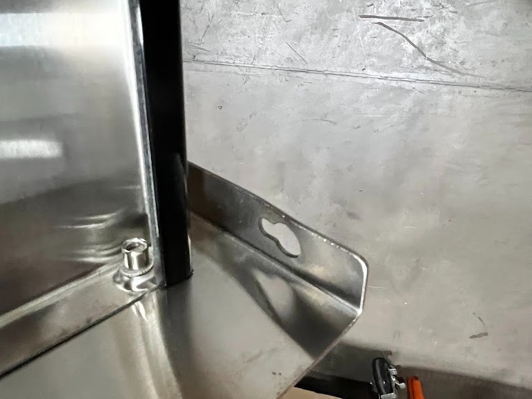 Regency Spec Line 60" Stainless Steel Double Tier Speed Rail - Missing Hardware