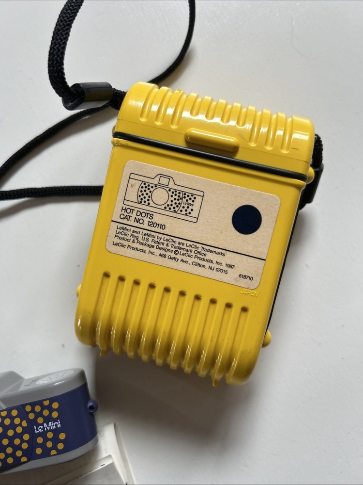 Le Clic Camera Le Mini Yellow Plastic
