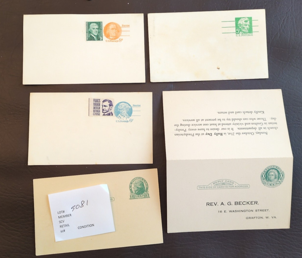 APC 5081 USA unused postcards