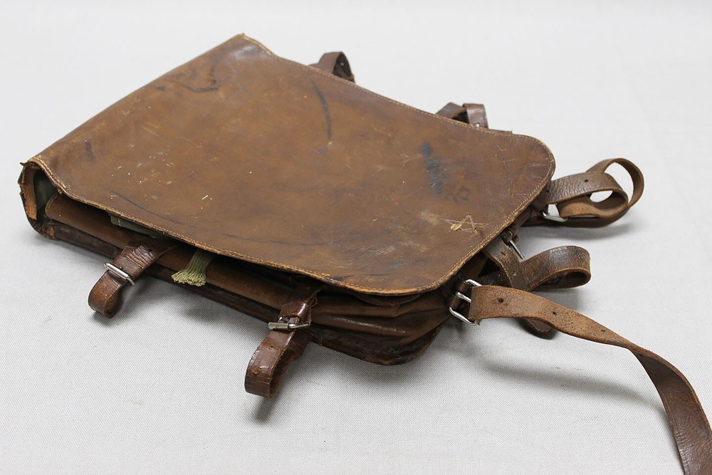 Imperial Japanese Army Leather Backpack . NNJ251