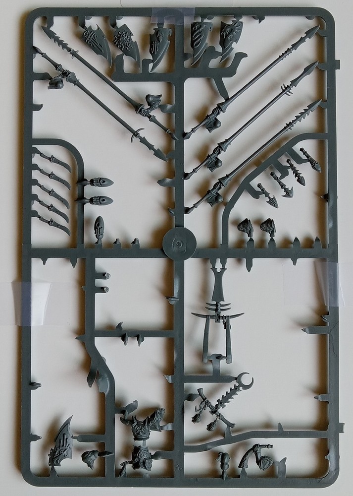 Warhammer Cold One Knights Bits on Sprue (Incomplete)