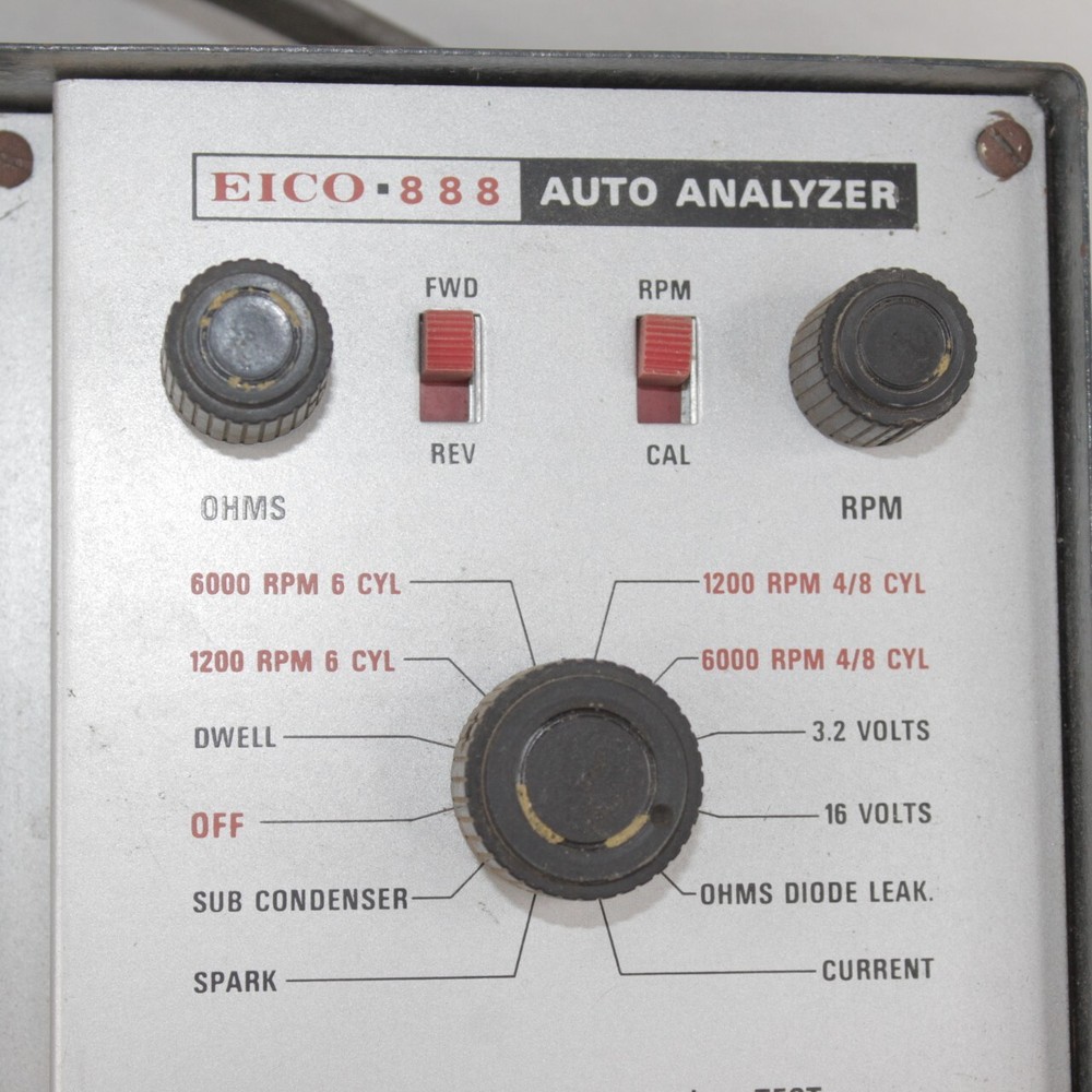 VTG EICO Model 888 Solid State Engine Auto Analyzer Unit ** Untested ** AS-IS