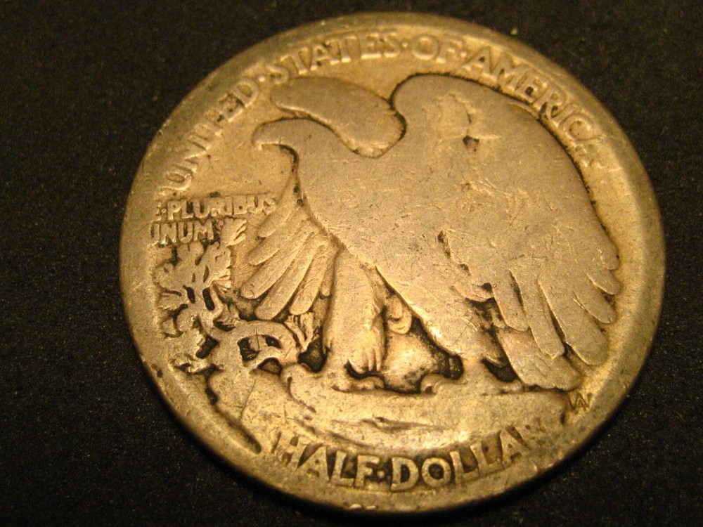 1916-S 90% Silver Walking Liberty Half Dollar