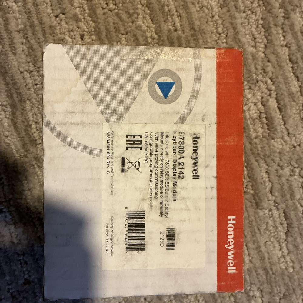 Honeywell Honeywell S7800A2142 Keyboard Display Module with Data Storage – For