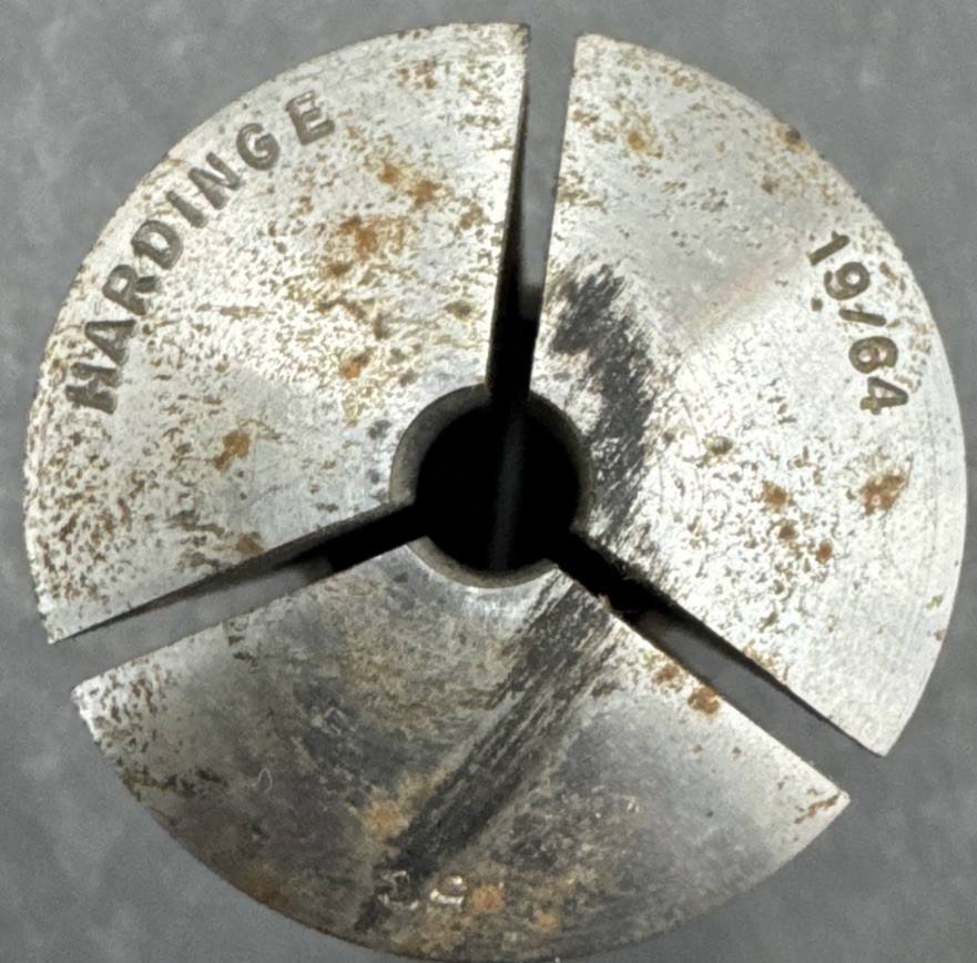 HARDINGE 5C COLLET with Internal Threads - 19/64"