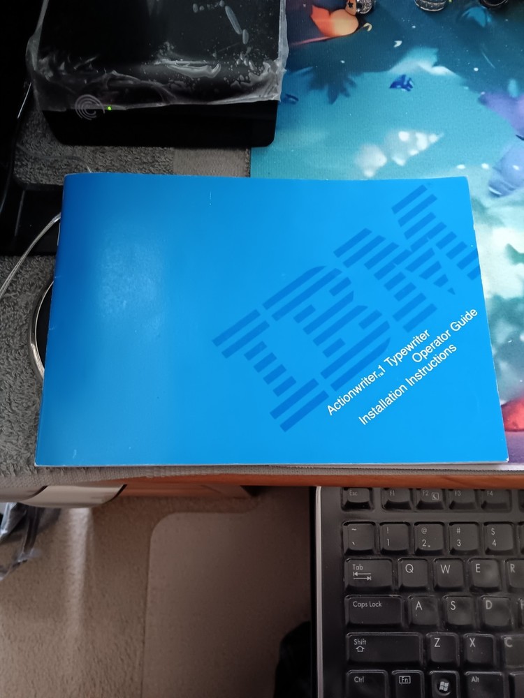 IBM Actionwriter 1 Typewriter Operator Guide manual-#6715-First Edition-Mar 1985