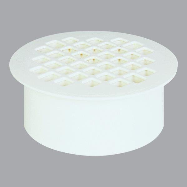 2 PACK - 3" SIOUX CHIEF PVC INSIDE PIPE FLOOR DRAIN