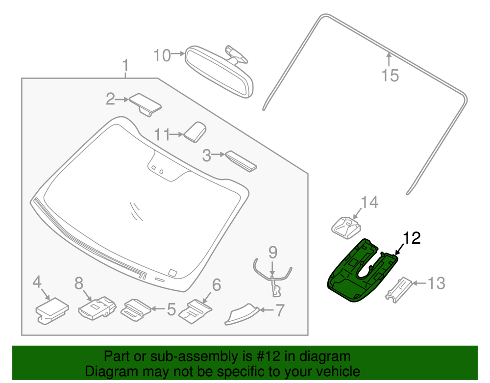 Genuine Kia Trim Cover 96005-D9100