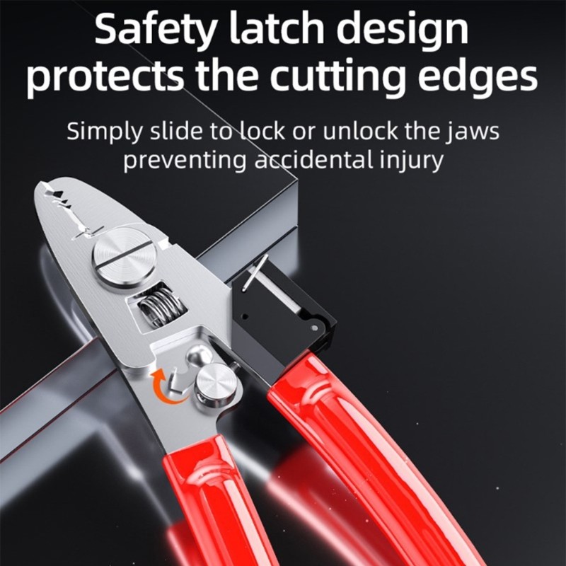 6 Function Fiber Opt Cable Tool With Ergonomic Handle For Telecom Engineers