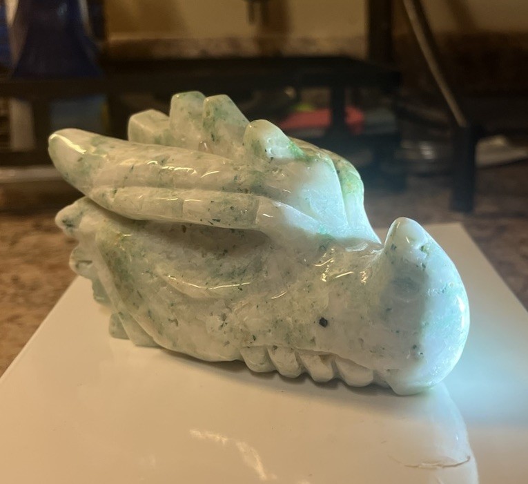 Phoenix Stone Dragon Head Carving