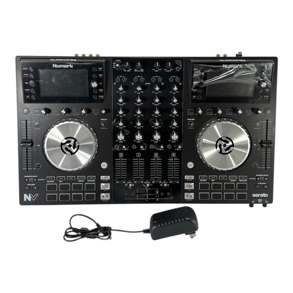 Numark NV 4-Channel Dual-Display Serato DJ Controller - Tested / Working