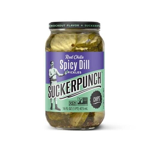 Sucker Punch Red Chile Spicy Dill Pickles