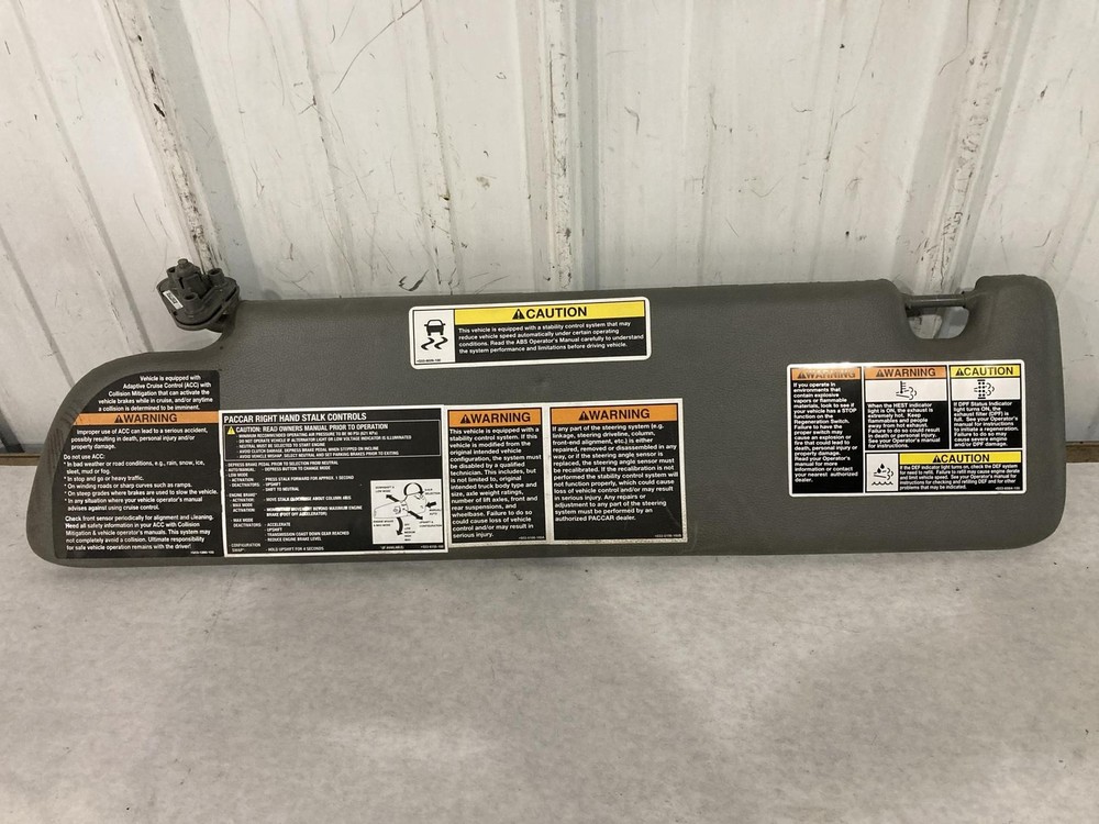 Peterbilt 579 Left/Driver Interior Sun Visor - Used