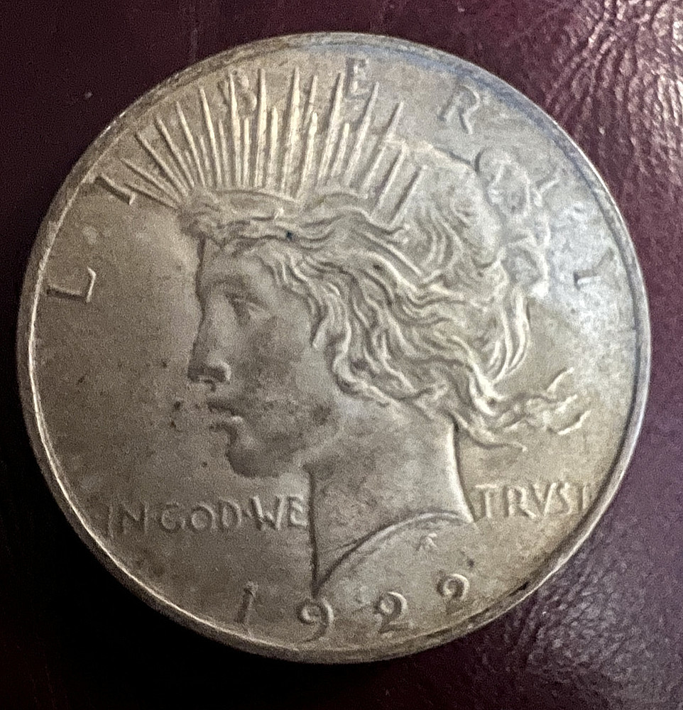 1922-P Peace Silver Dollar $1 Liberty Eagle Coin
