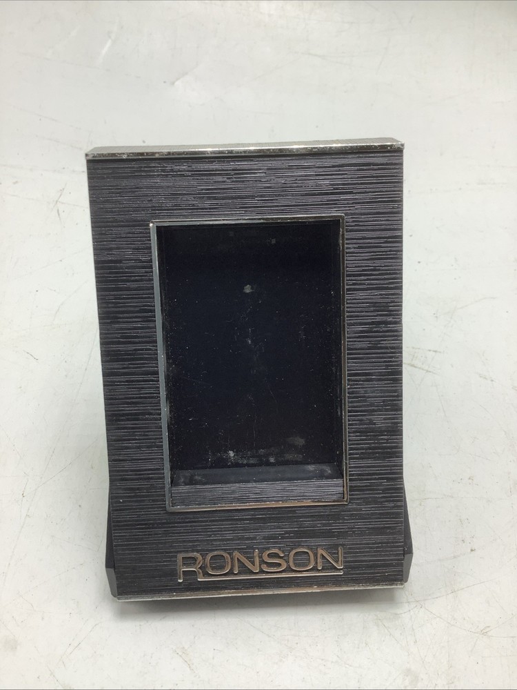 VINTAGE RONSON Black Display LIGHTER BOX  ONLY