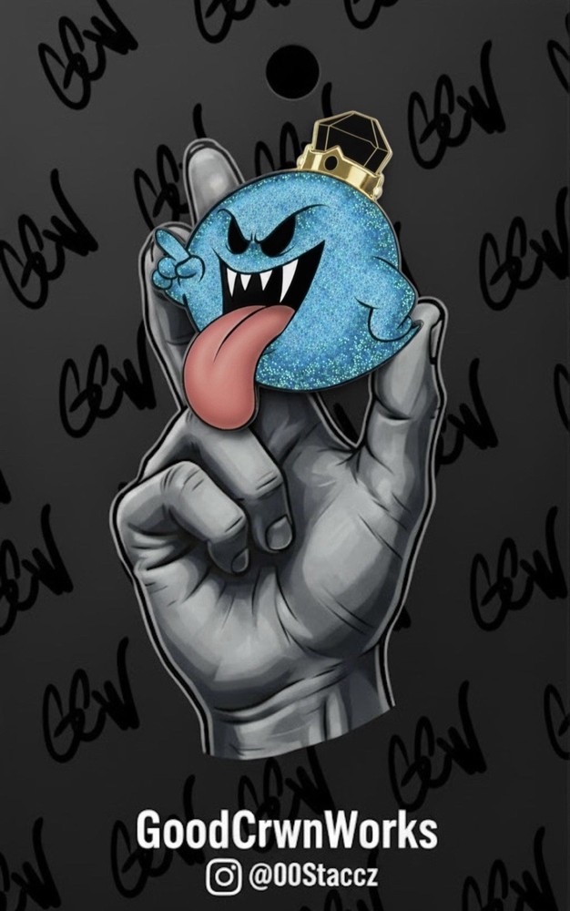 CROWNED PHANTOM “FROSTBITE PHANTOM” HAT PIN DROP