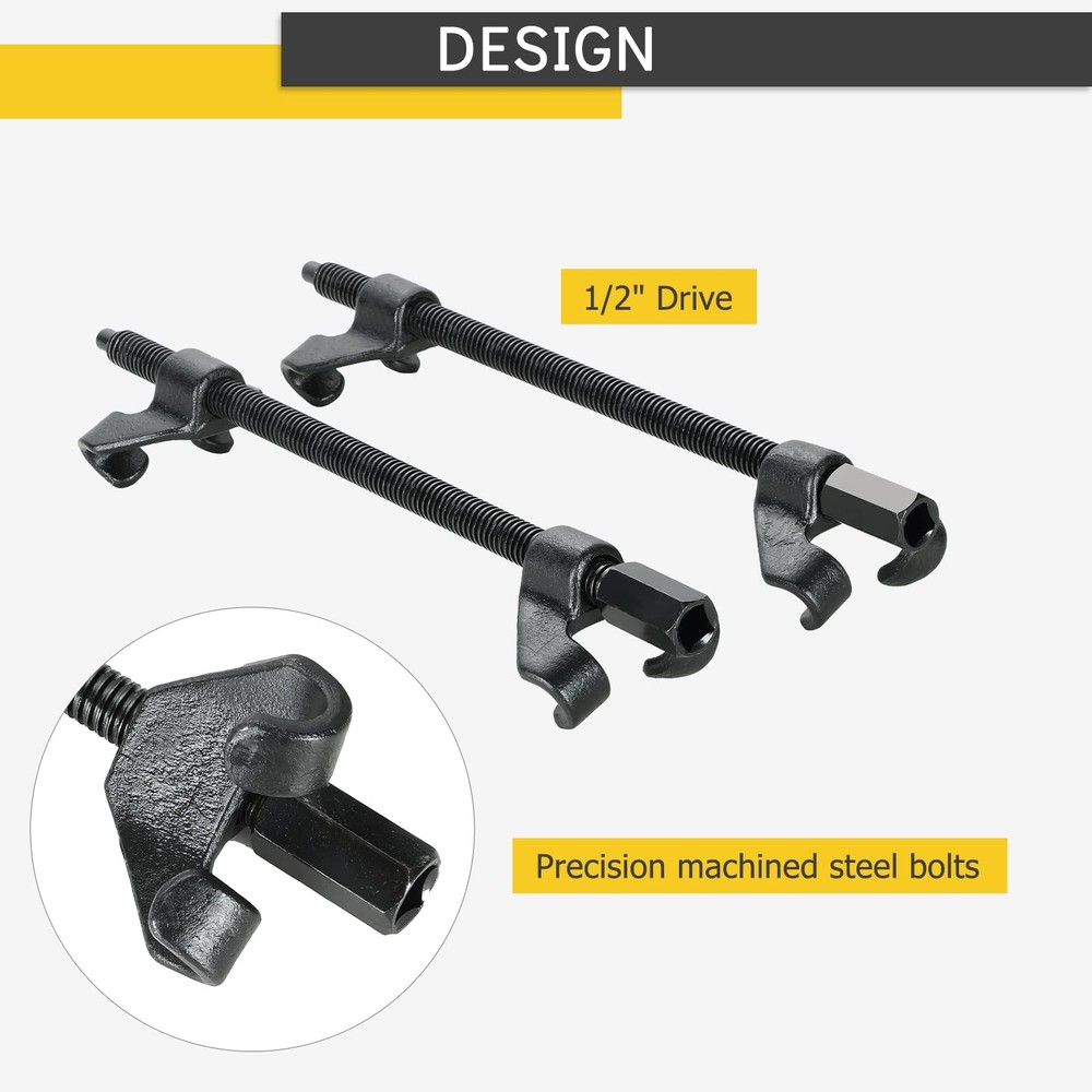 Acymner 14" Coil Spring Compressor Strut Remover Installer Tool | 2PCS Heavy...