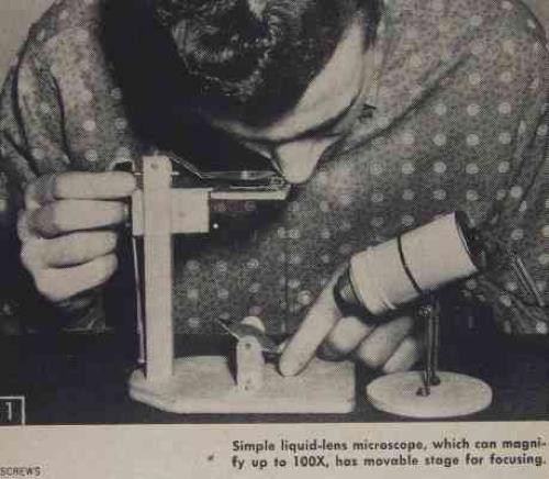 Simple MICROSCOPE How-To Make PLANS Science Fair Project