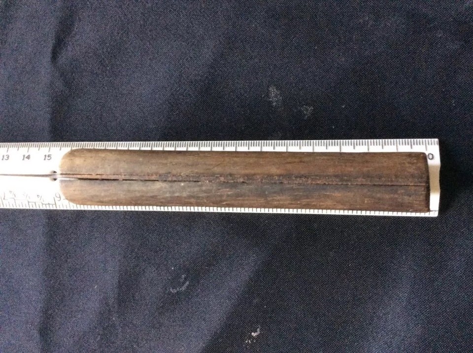Vintage Curving Knife with Wooden Handle