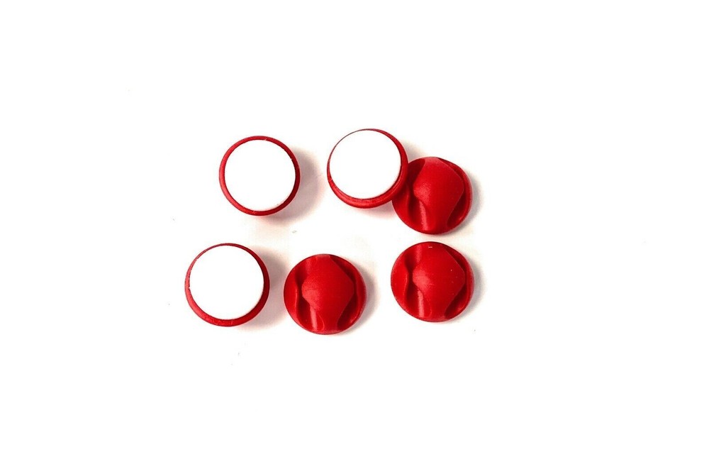 Cable Winder Clips, 6pcs Mini Adhesive Multipurpose Desktop Cable Holder