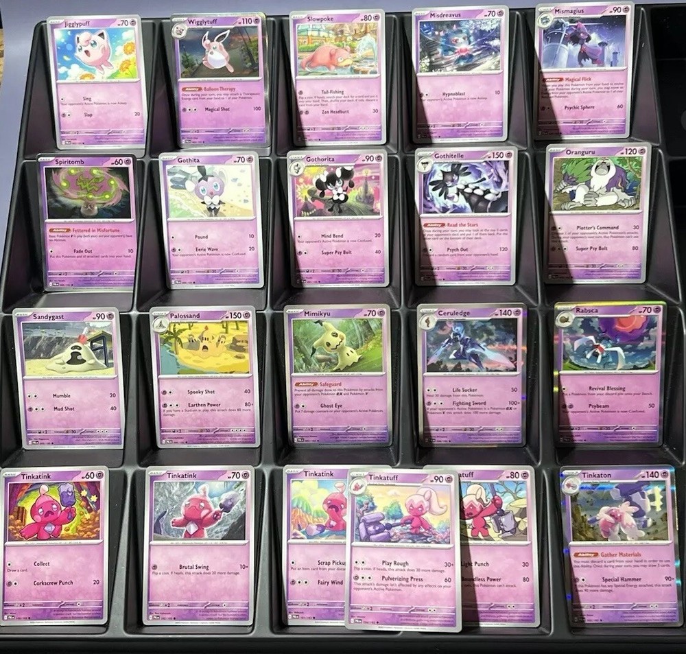Pokémon PALDEA EVOLVED - Complete Common Uncommon Rare Set - 176 Cards Total