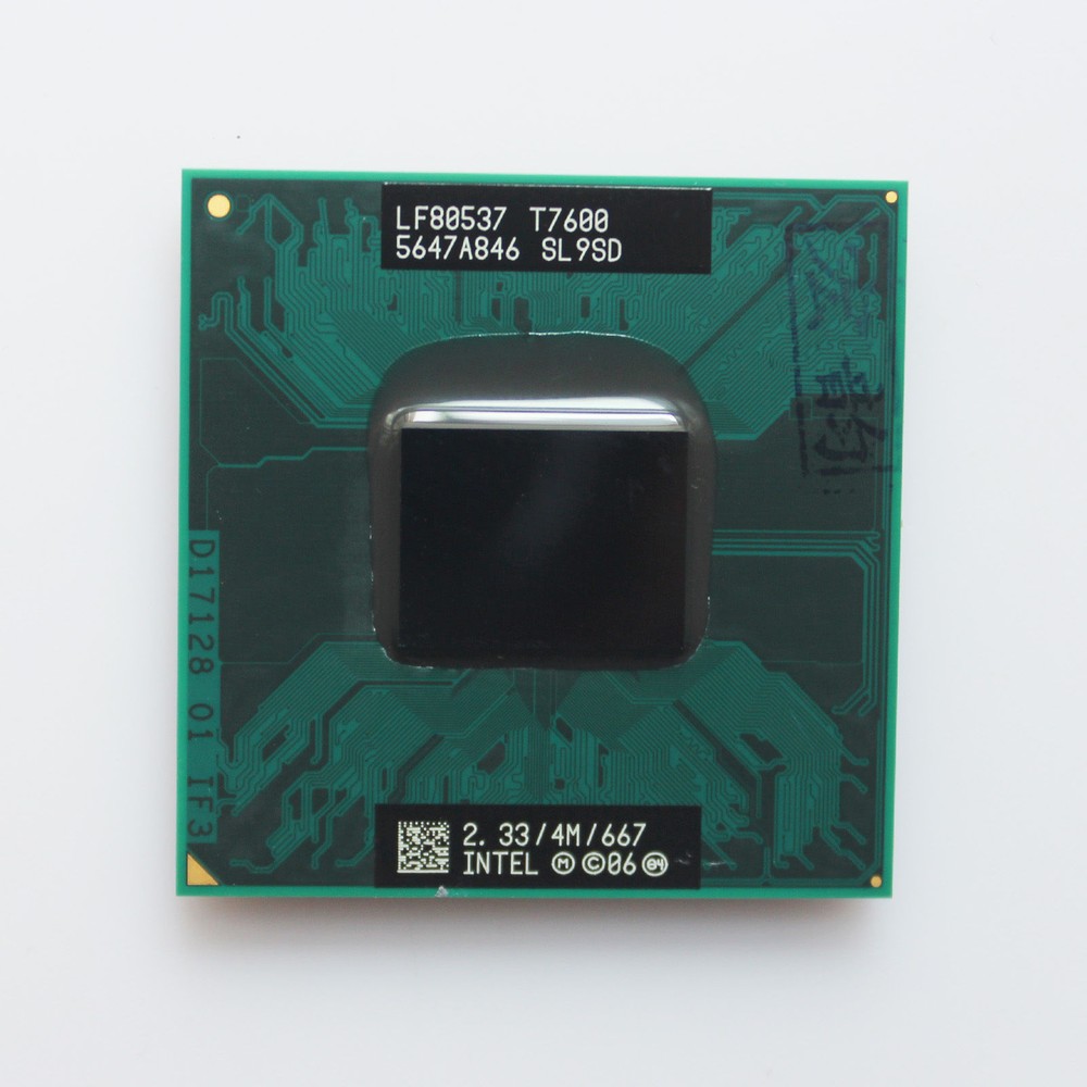 Intel Core 2 Duo T7600 SL9SD 2.33 GHz 4M 667 Mobile Dual-Core CPU Processor