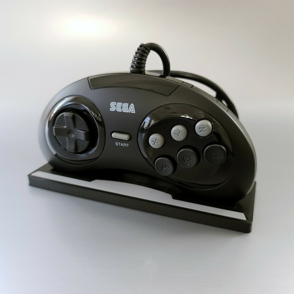 Display Stand for Sega Genesis Mega Drive 3 / 6 Button Controller / 3D Printed
