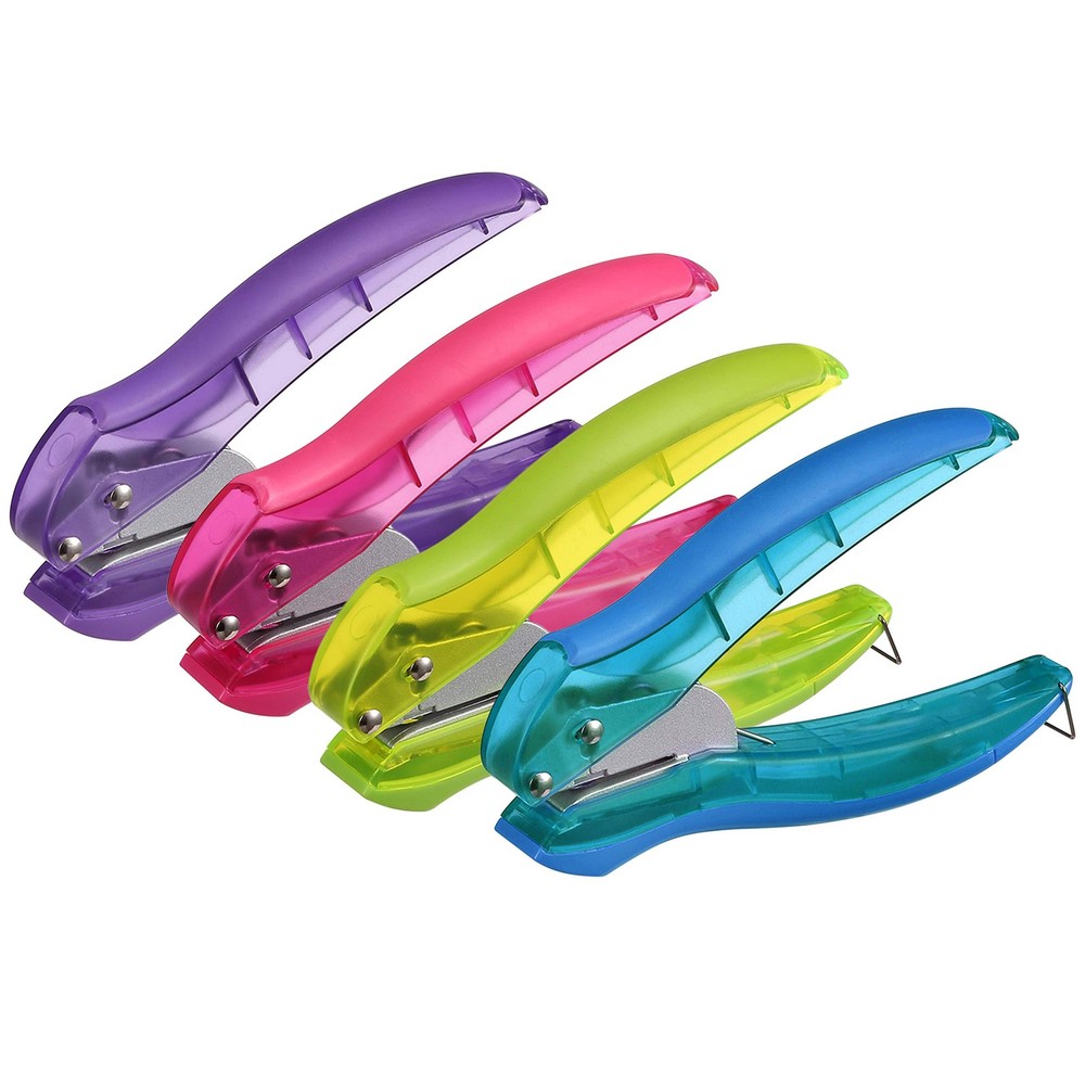 Bostitch Single Hole Puncher, Lightweight, Multicolor