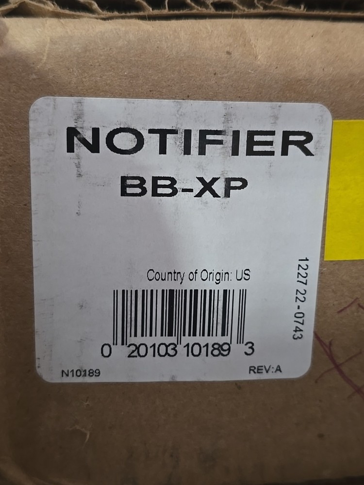 NEW BB-XP NOTIFIER