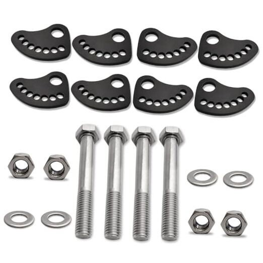 Camber Lock Alignment Fix & Upper Arm Cam Bolt 304 Stainless Steel Kit