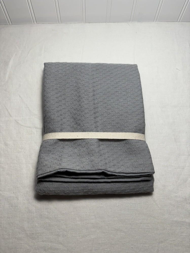Pottery Barn Wright Textured Organic Sham ~ Standard ~ Cloud Blue