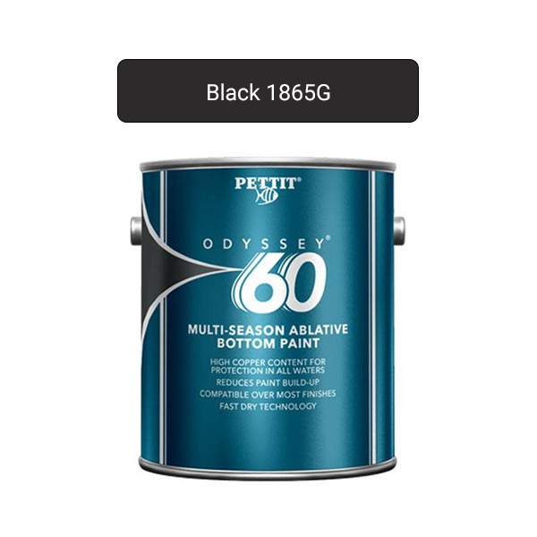 Pettit Odyssey 60 Antifouling Ablative Bottom Paint Black 1865G