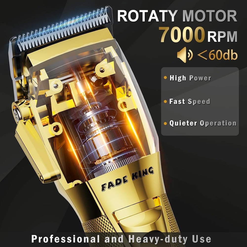 Professional Hair Clippers & Beard Trimmer Set
